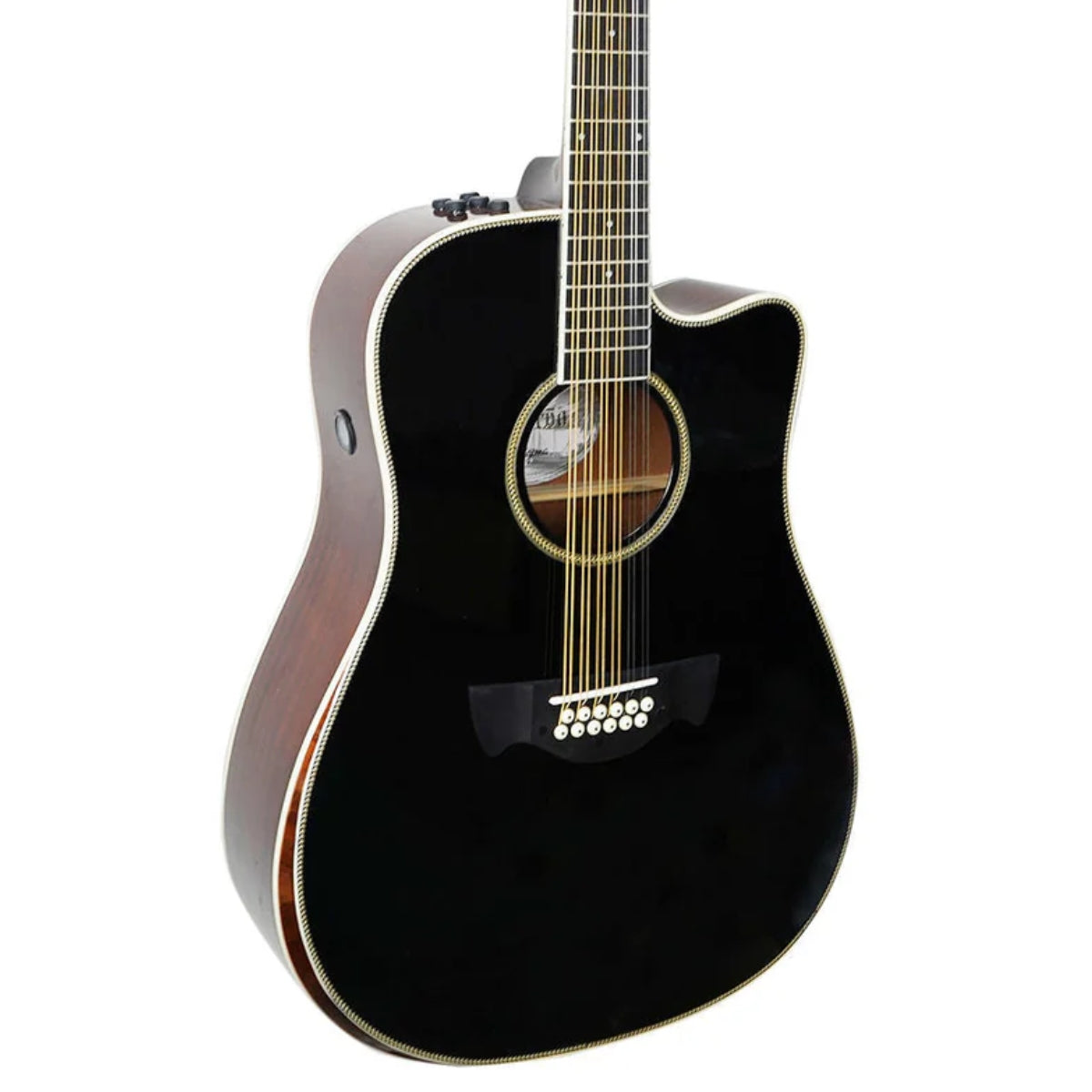GUITARRA ELECTROACUSTICA DOCEROLA TAGIMA SIERREÑA NEGRA SIERREÑA-XII-EQ-BK
