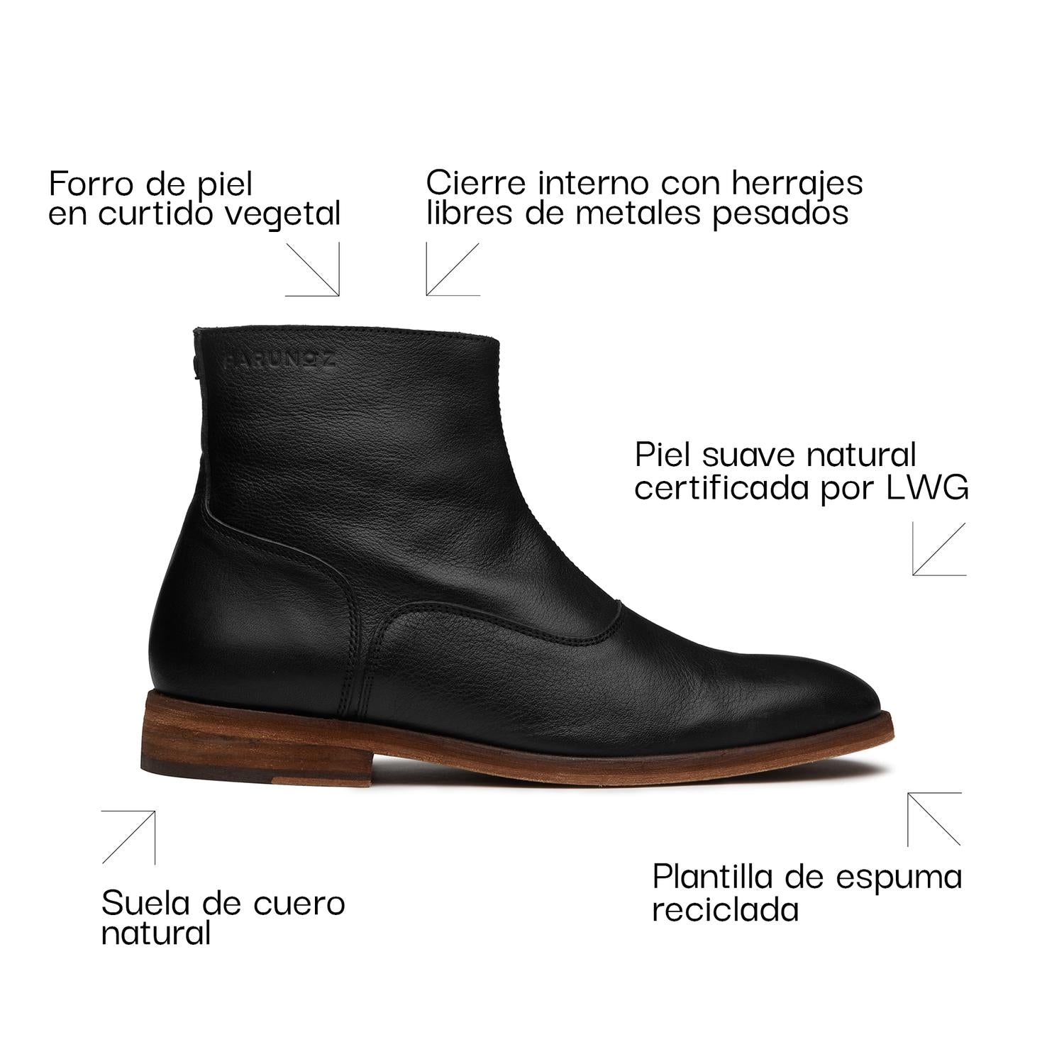 Bota Clapton P2122502 Negro