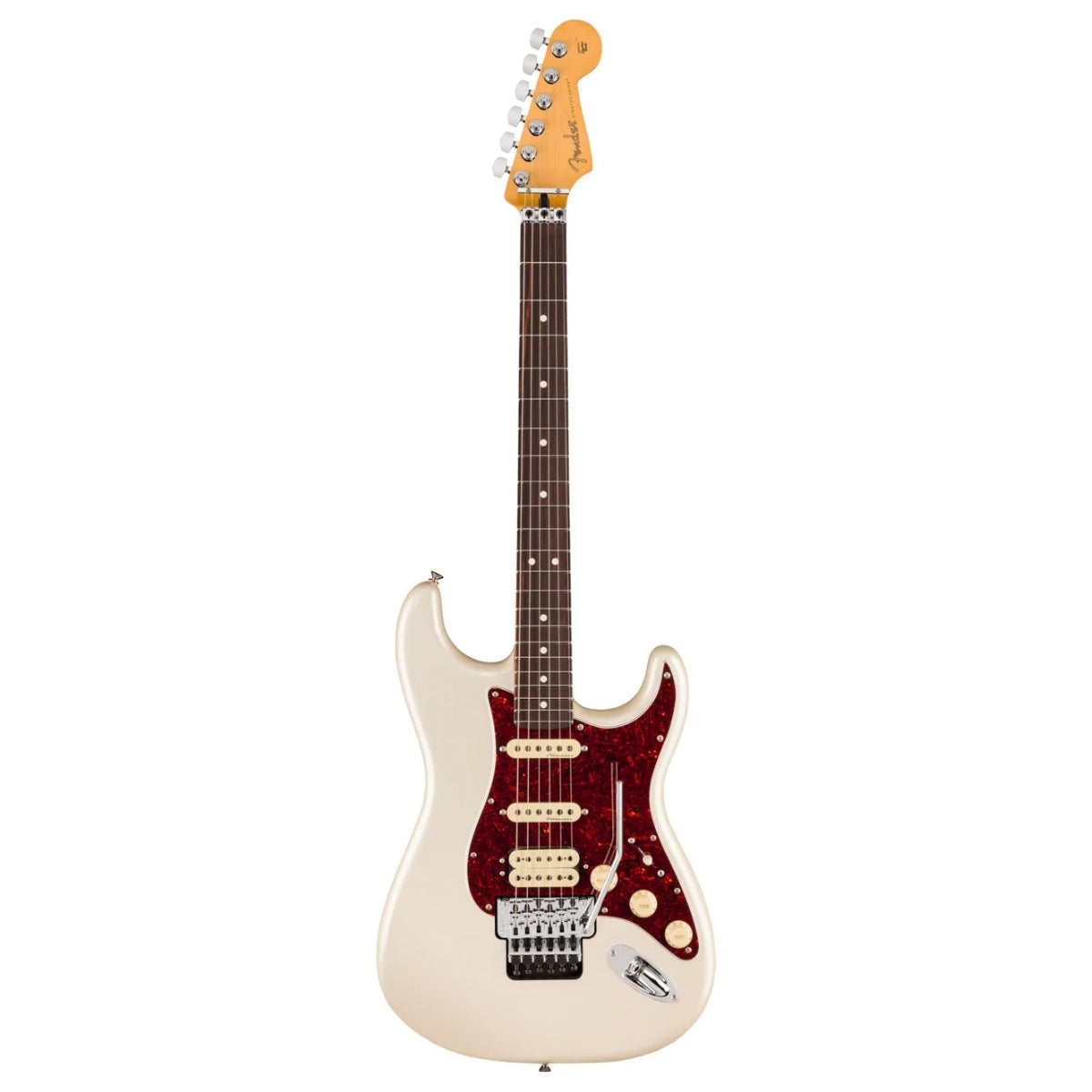 Guitarra Eléctrica Fender Player II Stratocaster HSS Floyd Rose Olympic Pearl Diapasón Palisandro
