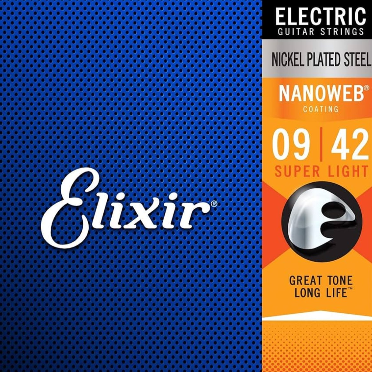 ENCORDADURA P/GUITARRA ELECTRICA ELIXIR NANO WB SUPER LIGHT 9-42 MOD. 12002