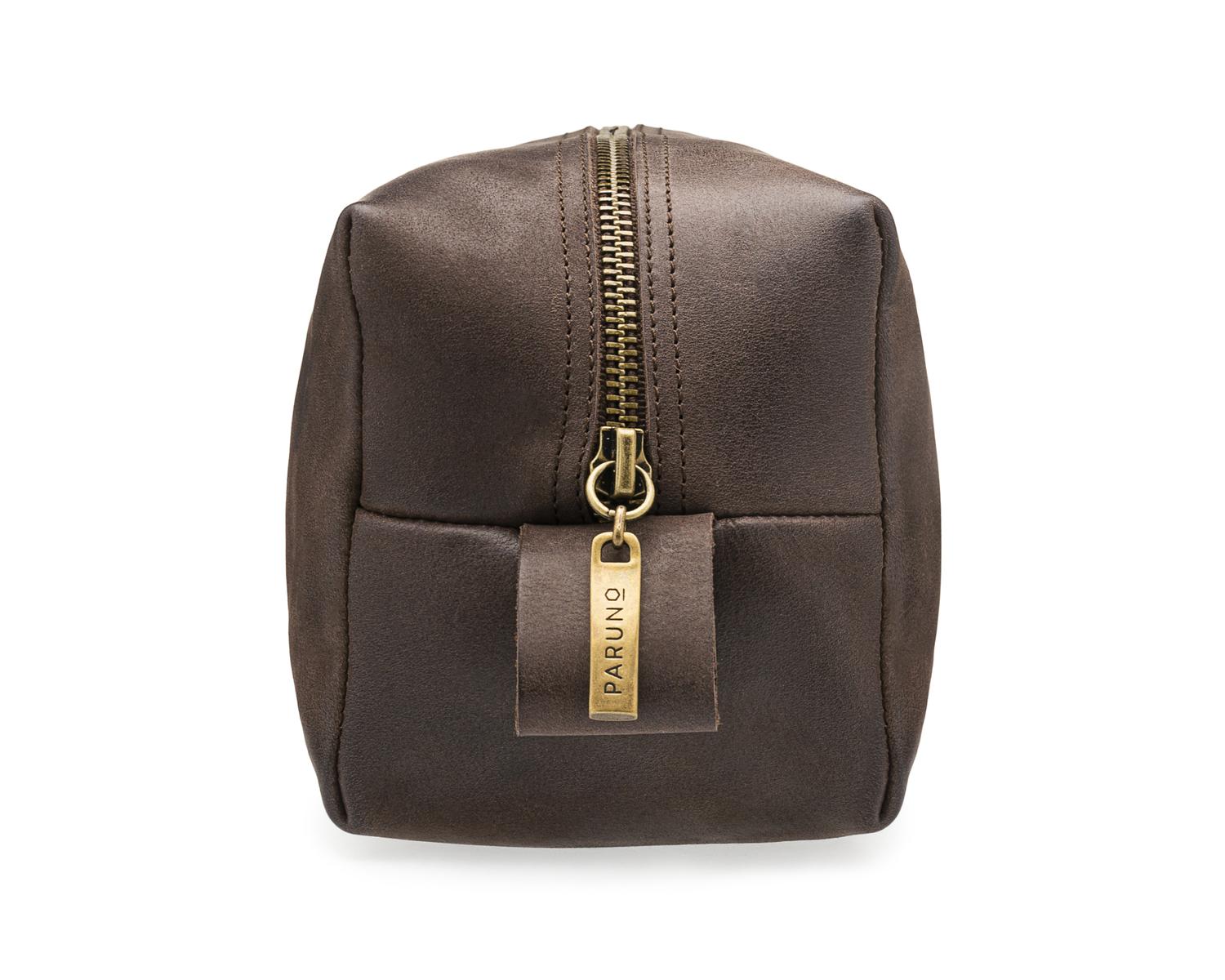 Neceser de Piel Paruno® Choco