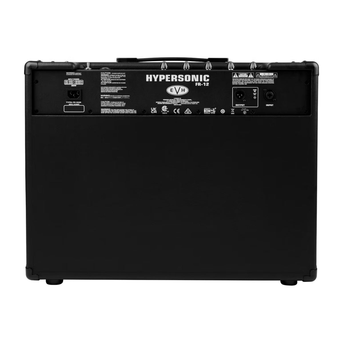 Monitor de Guitarra Eléctrica EVH FR-12 Flat Response FRFR 1000W Negro