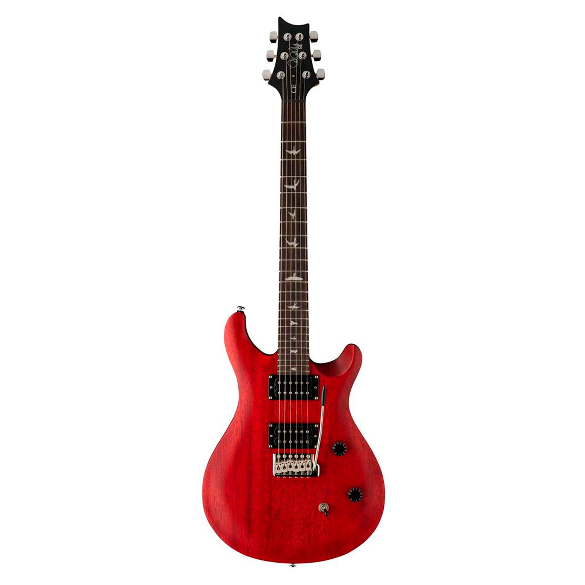 PRS SE CE 24 Standard Satin, Vintage Cherry, Guitarra Eléctrica con Gig Bag