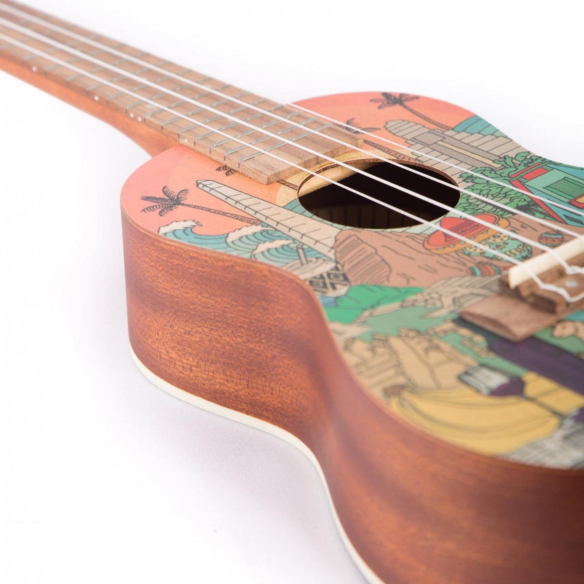 UKELELE BAMBOO CONCIERTO SAPELE LATIN U-23