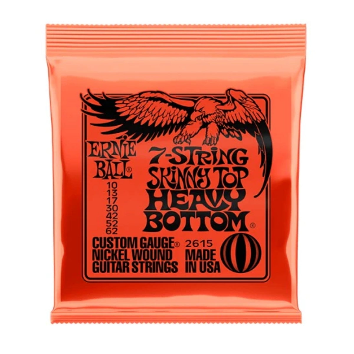ENCORDADURA ERNIE BALL SLINKY 2615 TOP HEAVY BOTTOM 7 CUERDAS