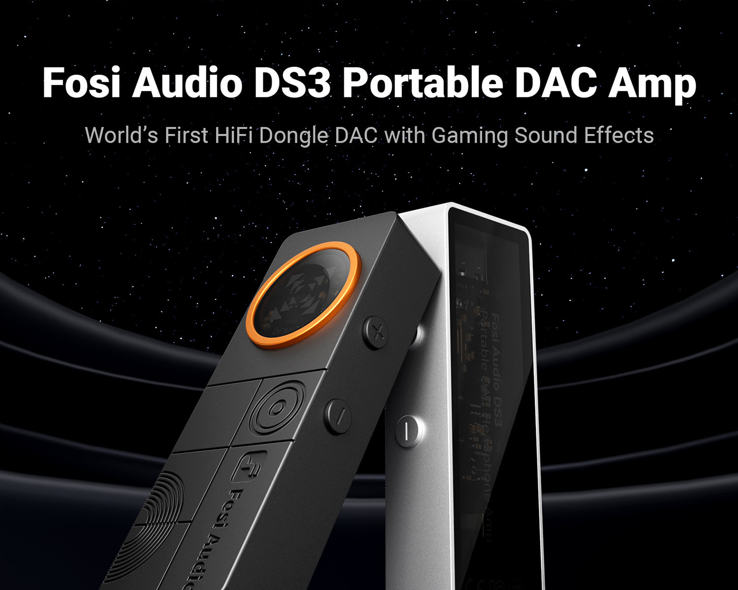 Amplificador de Audífonos y DAC USB Mini Fosi Audio DS3 Negro