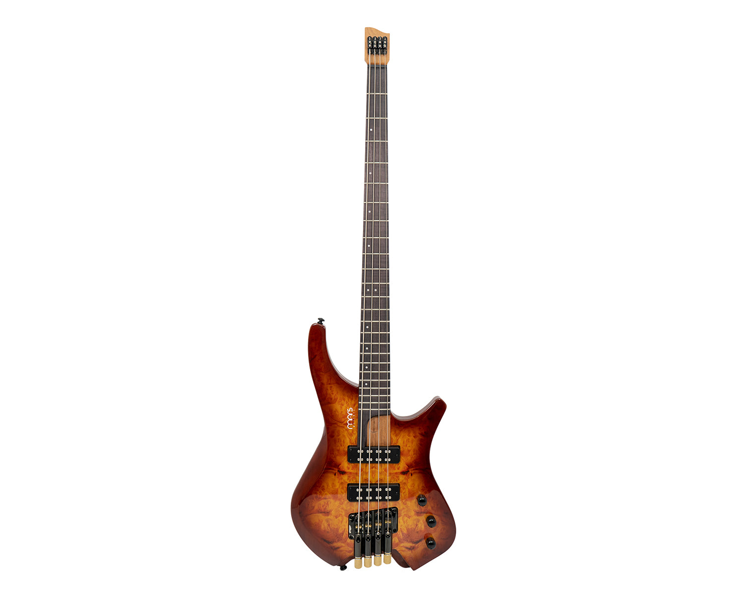 Bajo Eléctrico 4 Cuerdas Mars Headless Brown Burst