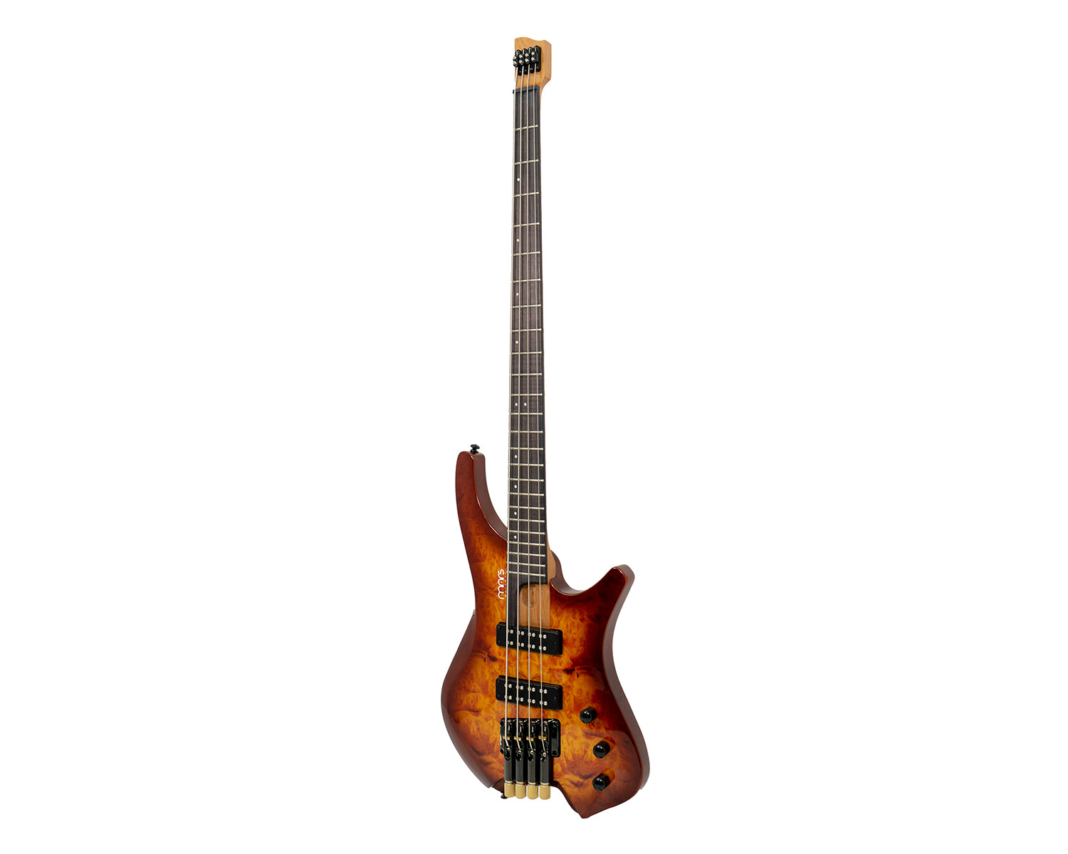 Bajo Eléctrico 4 Cuerdas Mars Headless Brown Burst