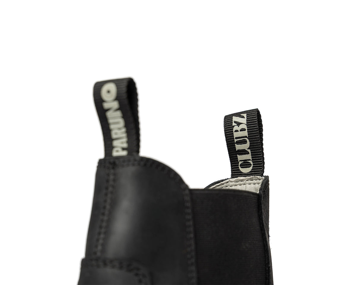 Bota Chelsea de Piel para Hombre Clubz x Paruno Color Negro P2126901