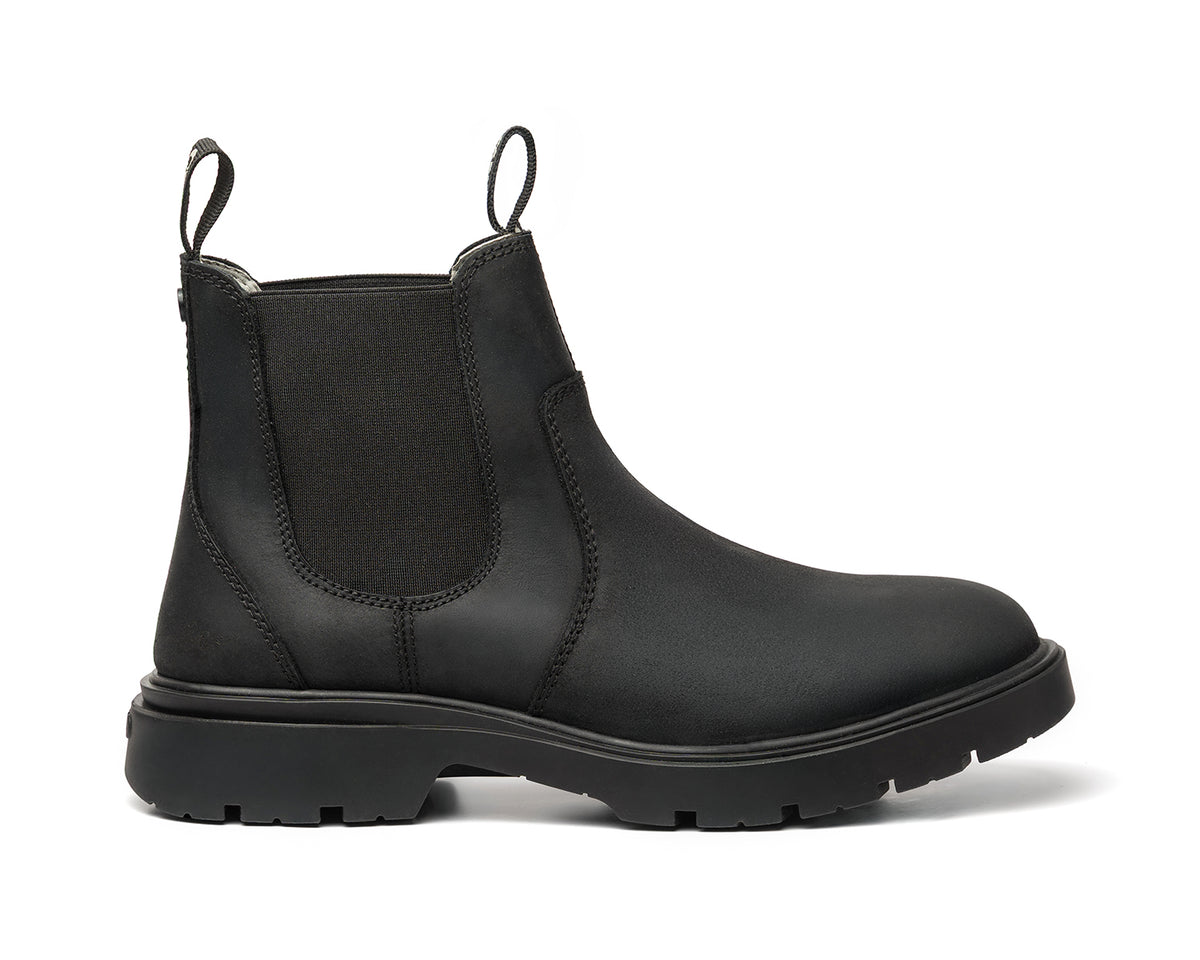 Bota Chelsea de Piel para Hombre Clubz x Paruno Color Negro P2126901