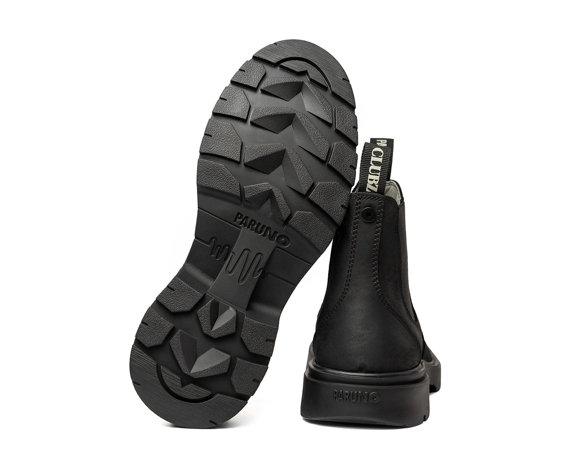 Bota Chelsea de Piel para Hombre Clubz x Paruno Color Negro P2126901