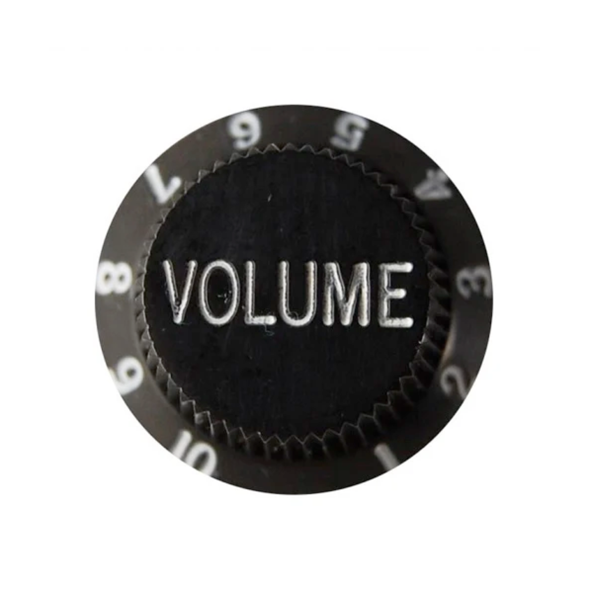 BOTON CPK PARA VOLUMEN DE GUITARRA ELECTRICA PLASTICO NEGRO