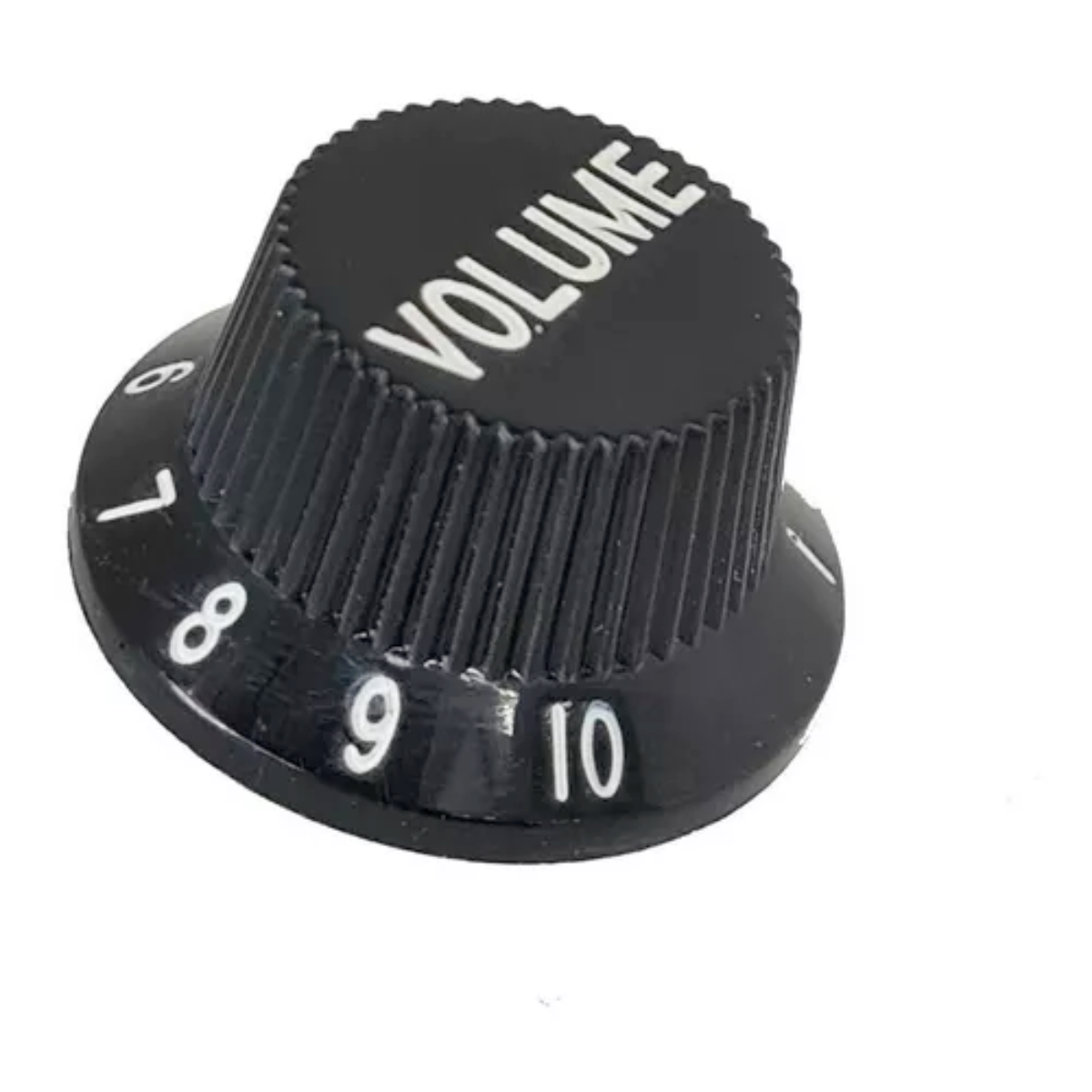 BOTON CPK PARA VOLUMEN DE GUITARRA ELECTRICA PLASTICO NEGRO