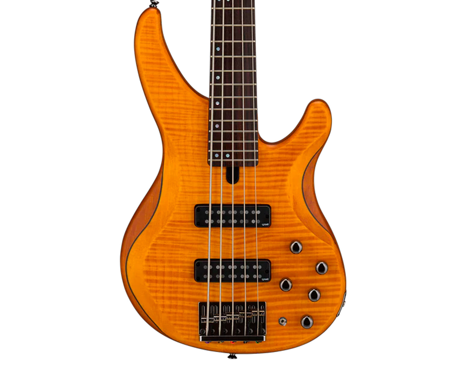 Bajo Eléctrico Yamaha Trbx605fmam Flameado Amber 5 Cuerdas