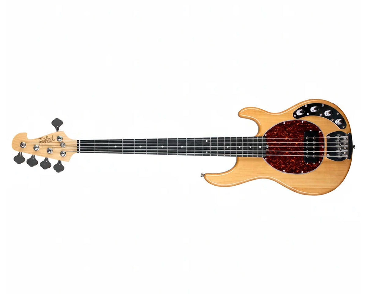 Bajo eléctrico Tagima TBM-5 de 5 cuerdas Natural con golpeador Tortoise
