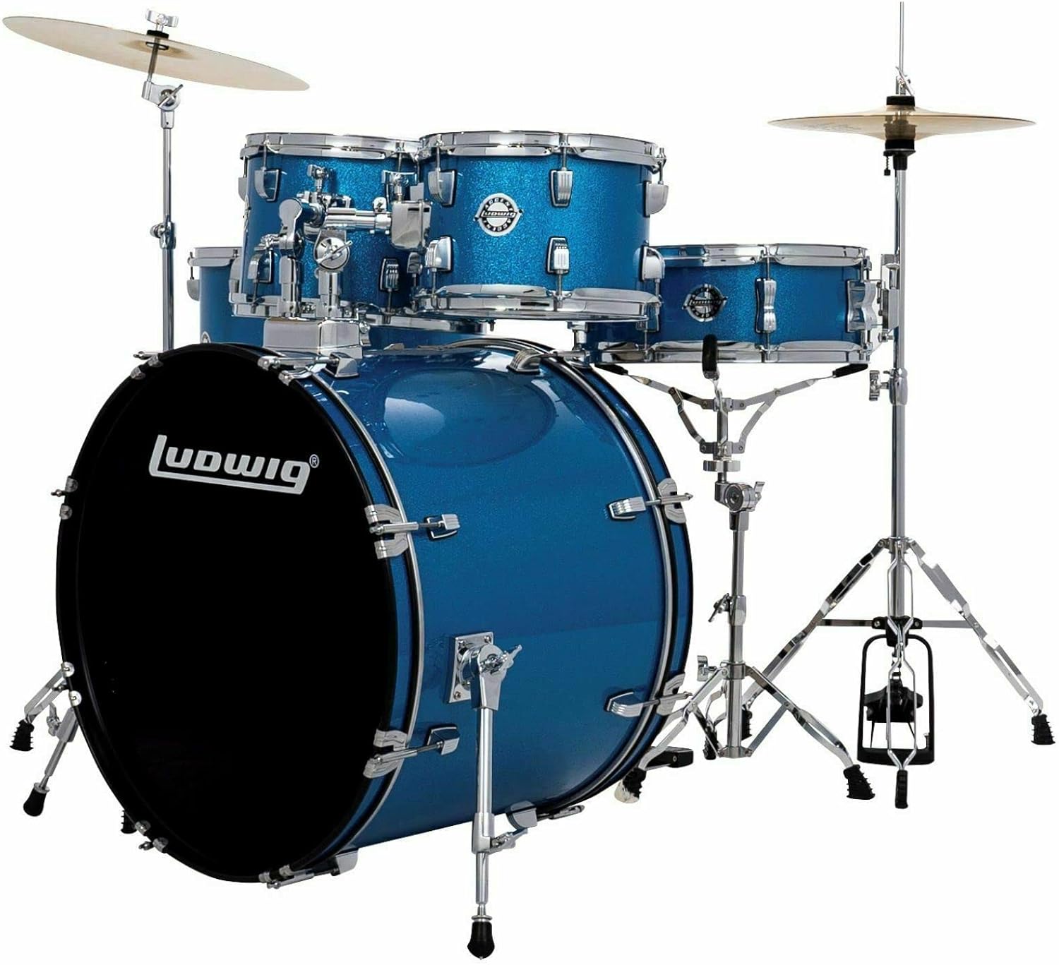 BaterÃa Ludwig Accent  LC19519 Azul Sparkle