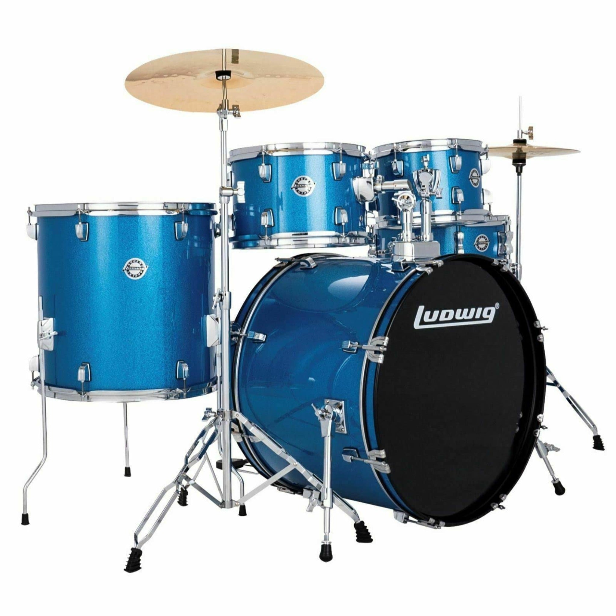 BaterÃa Ludwig Accent  LC19519 Azul Sparkle