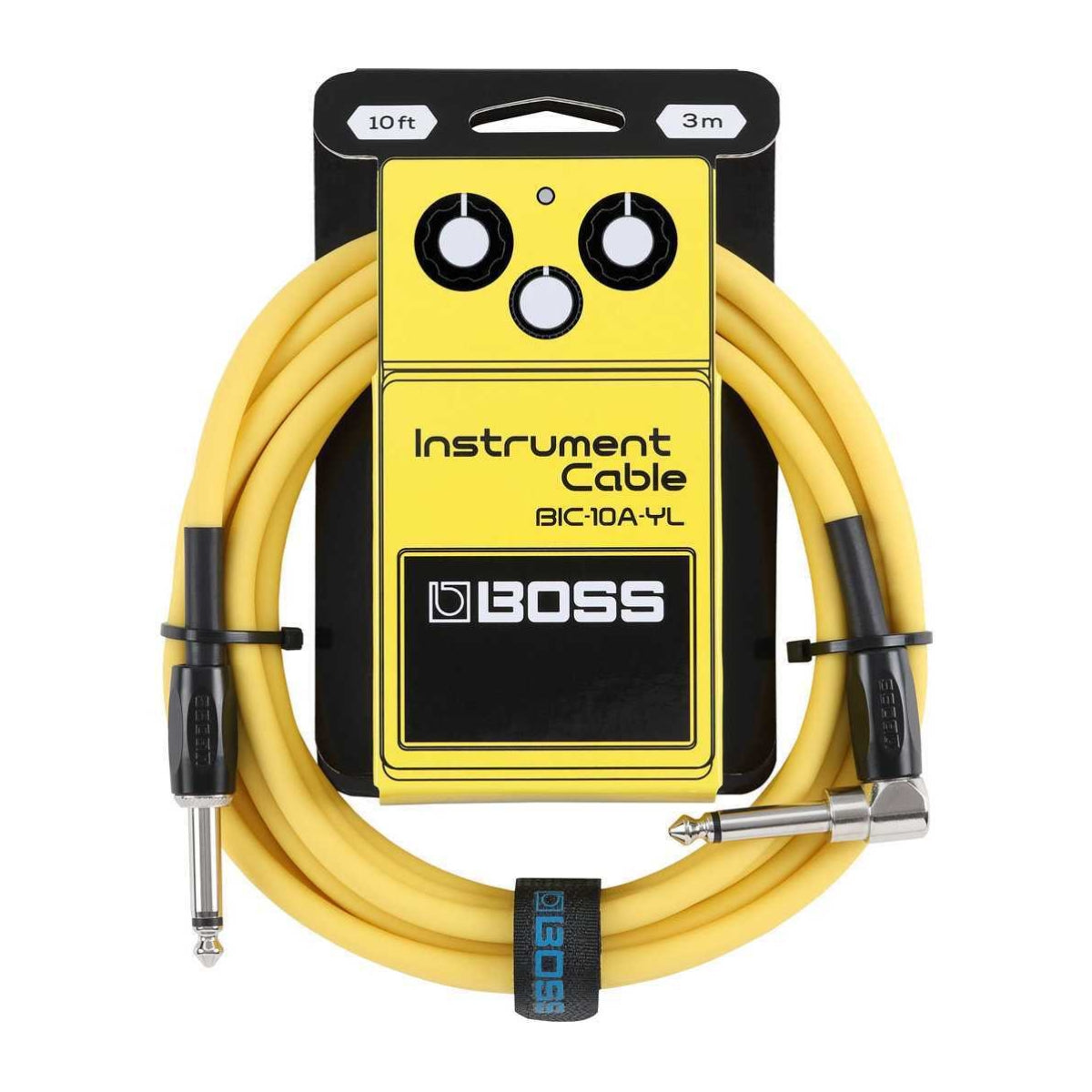 CABLE ROLAND 3MTS ANGULADO COLORES AMARILLO BIC-10A-YL