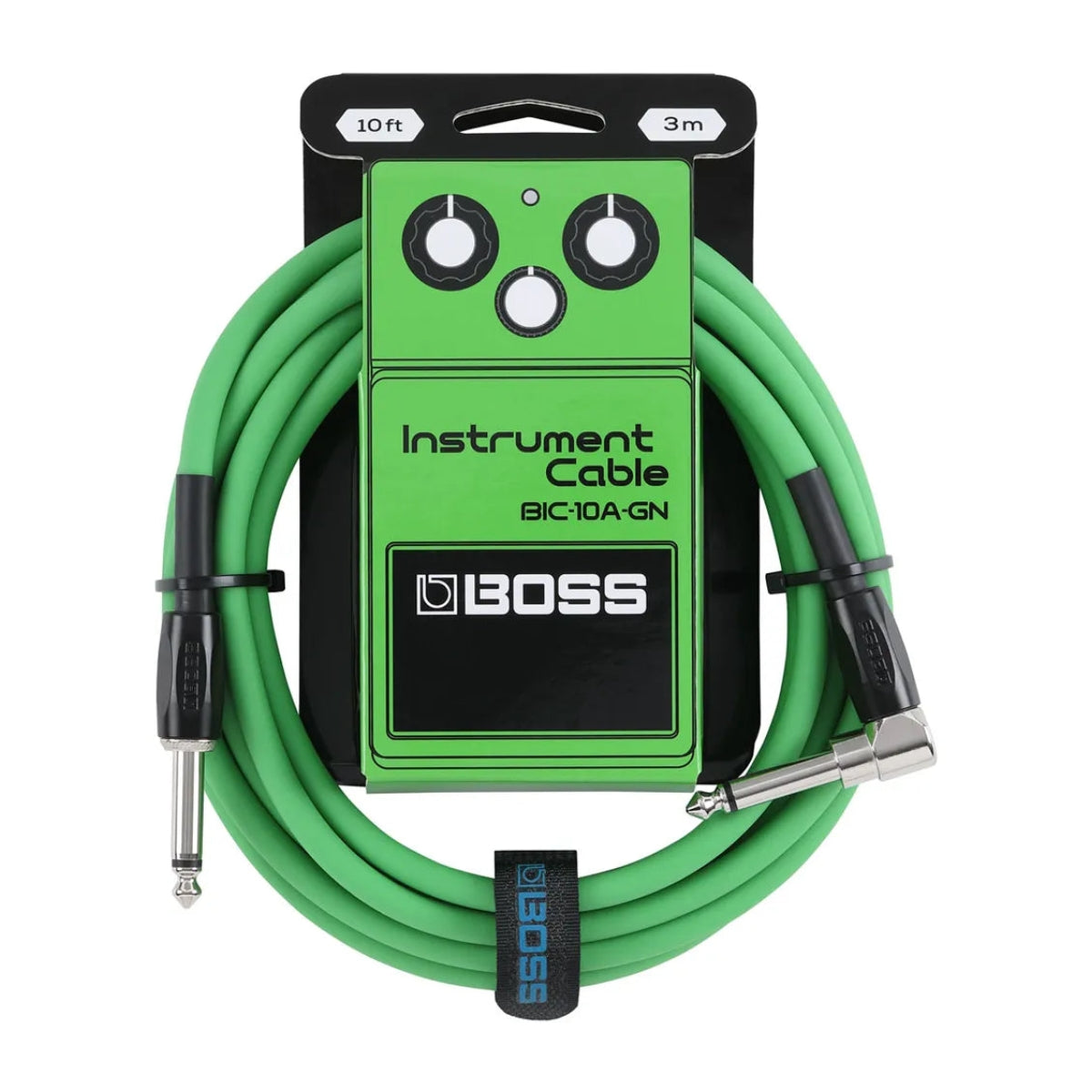 CABLE ROLAND 3MTS ANGULADO COLORES VERDE BIC-10A-GN