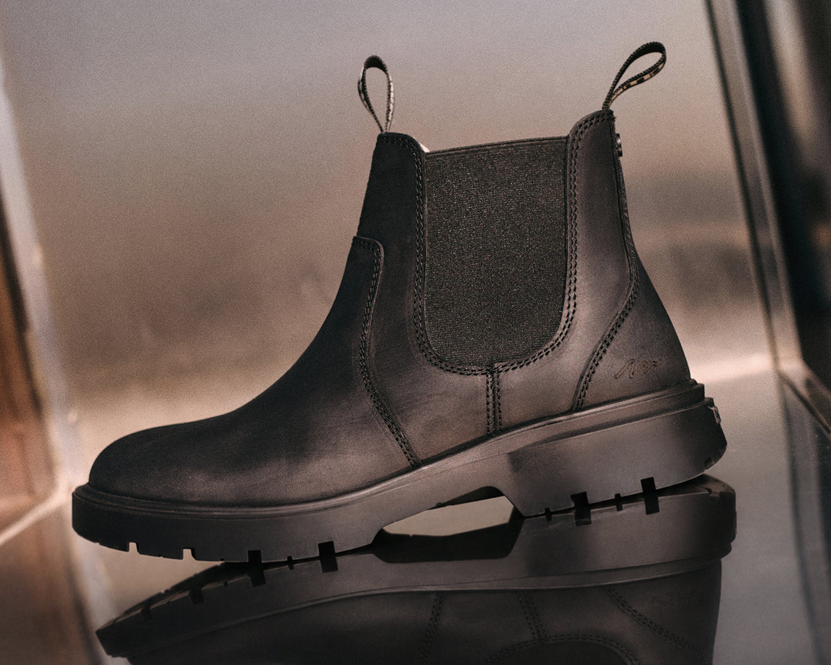 Bota Chelsea de Piel para Hombre Clubz x Paruno Color Negro P2126901