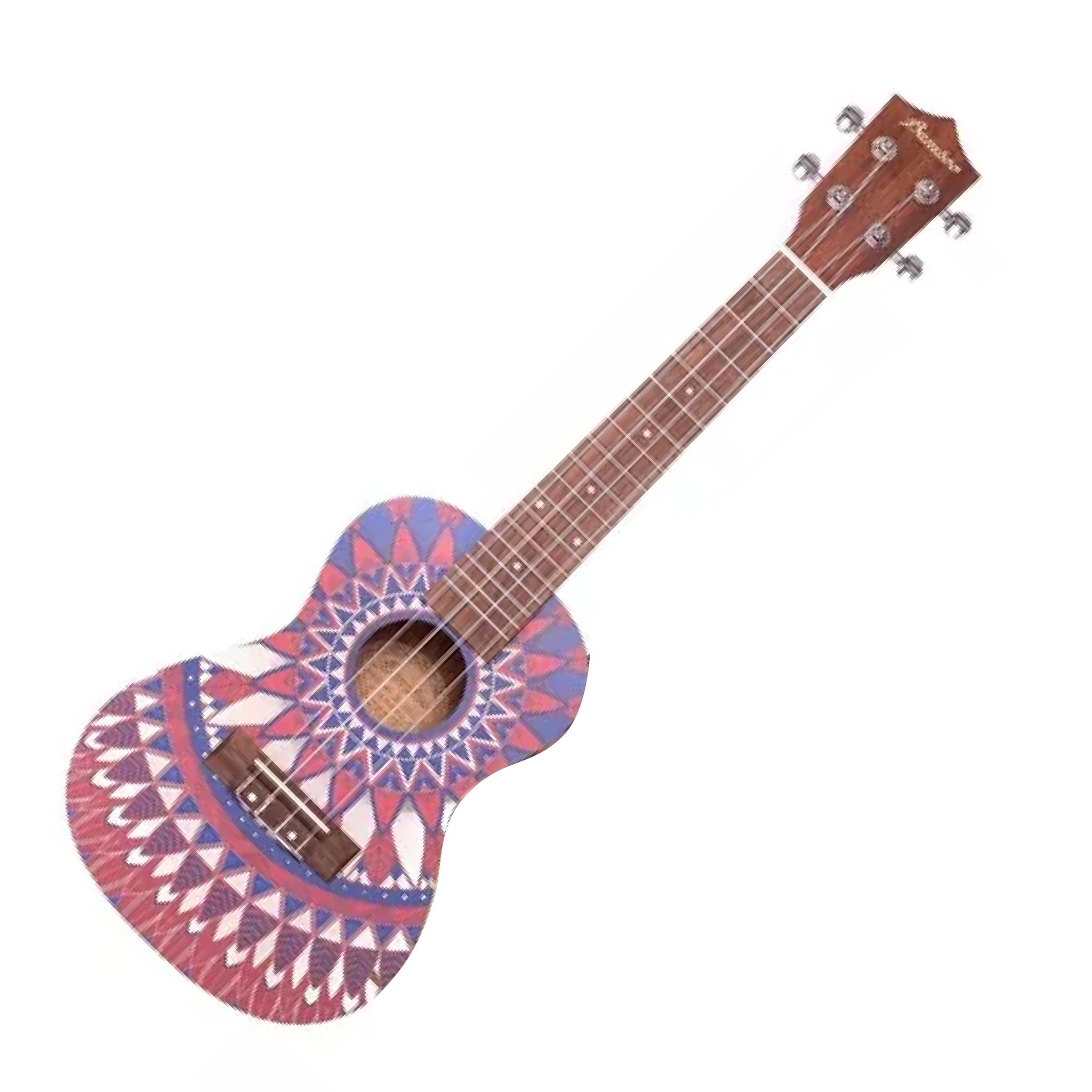UKULELE CONCIERTO BAMBOO SAPELE US MANDALA PASSION C/FUNDA
