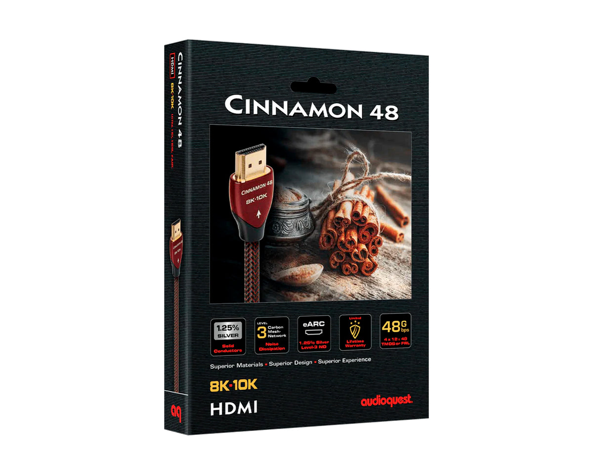 Cable HDMI Ultra High Speed 48 Gbps AudioQuest Cinnamon 48 1.5 m