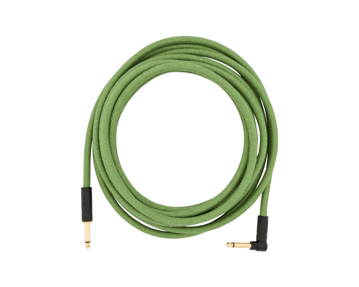 Cable para instrumento Fender Festival de 5.5 m Green