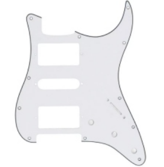 MICA HSH PARA GUITARRA ELECTRICA BLANCO (3PLY) PROLINE ST400W STD