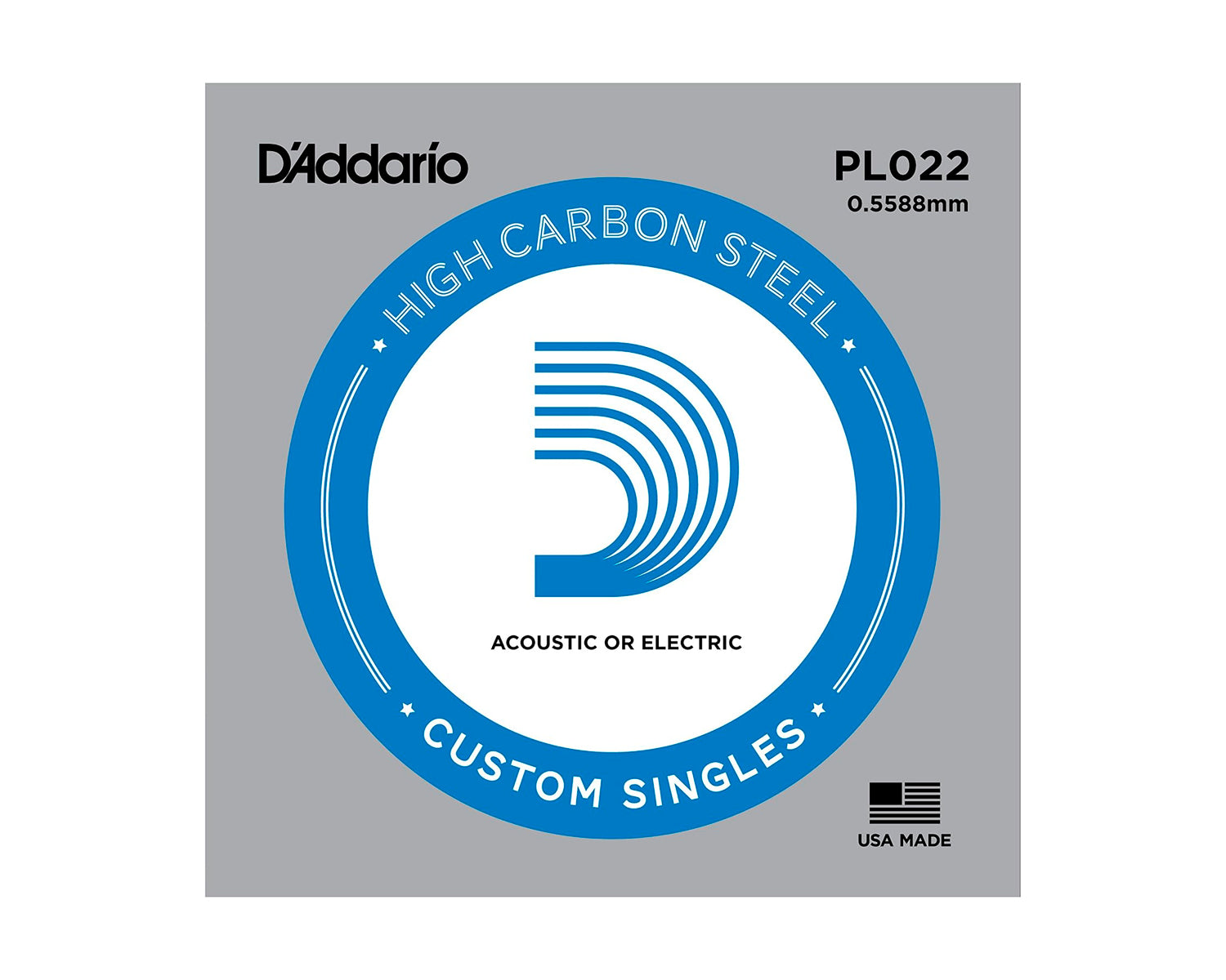 Cuerda Individual para Guitarra D'Addario PL022 Calibre .022