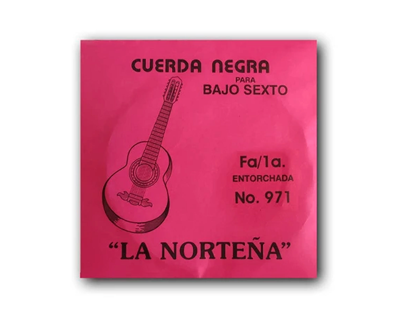 Cuerda para Bajo Quinto y Sexto La Norteña 971 1A caja con 12 Piezas