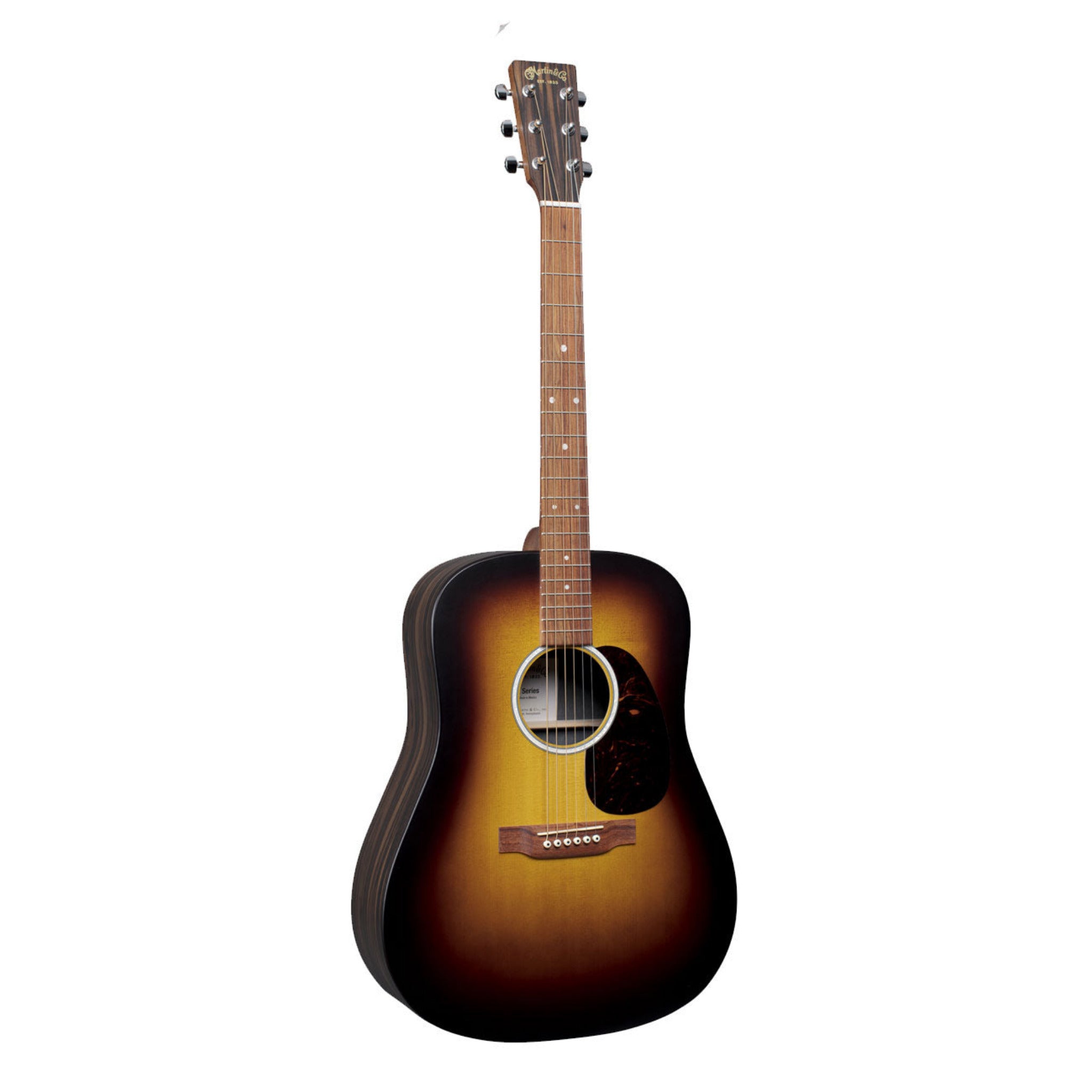 GUITARRA ELECTROACUSTICA MARTIN D-X2E Burst,Sit/Ziricote HPL CON GIG BAG