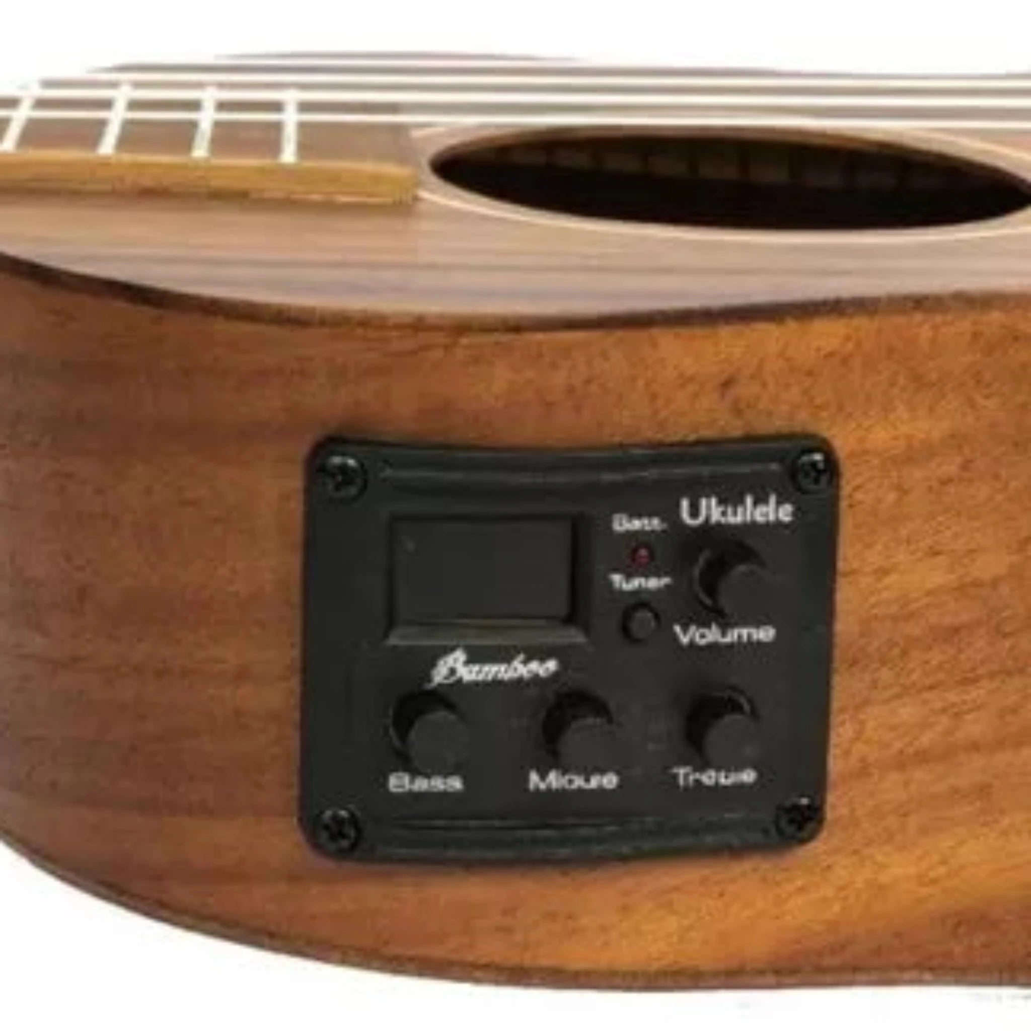 UKELELE BAMBOO CONCIERTO KOA NEW U-23 C/FUNDA