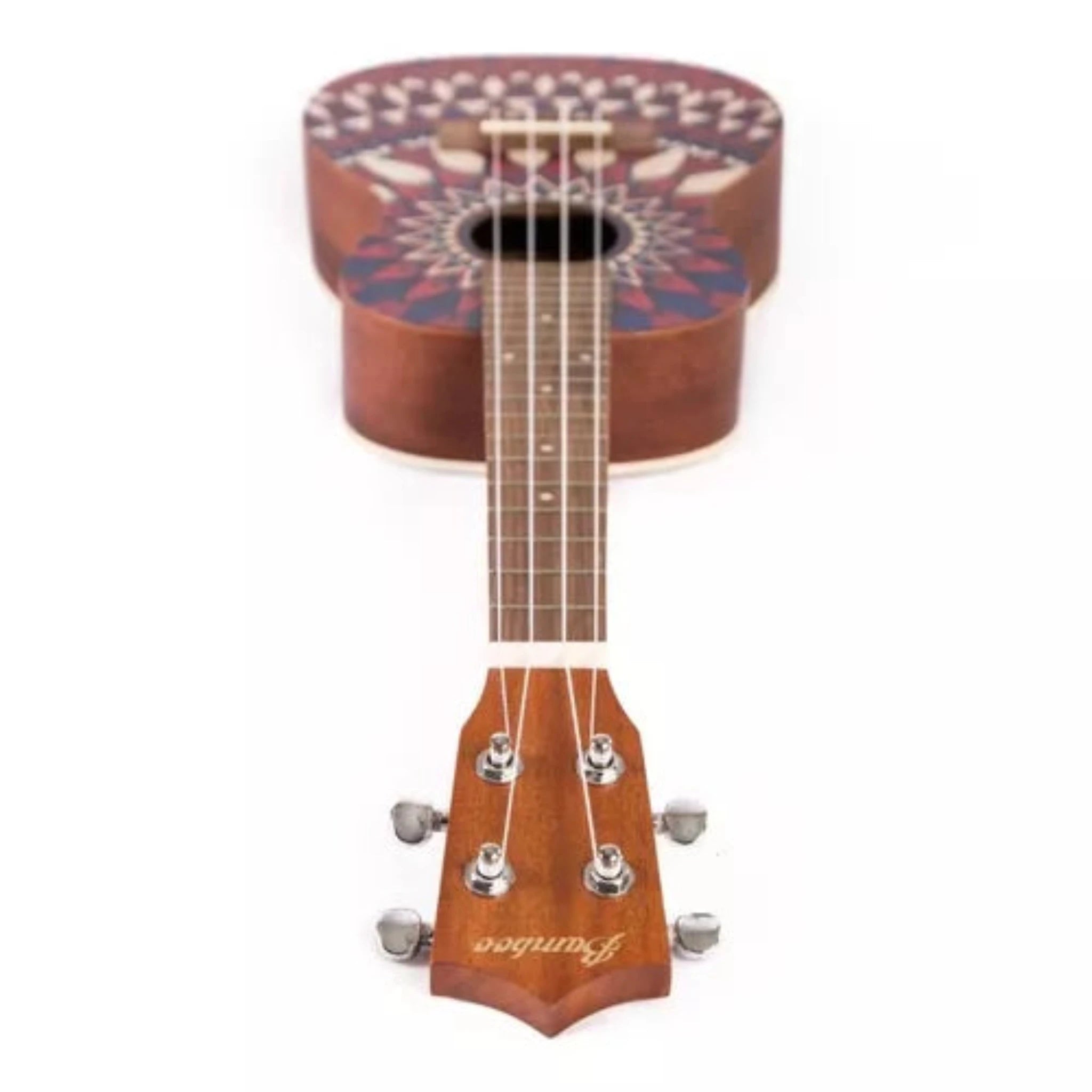 UKULELE CONCIERTO BAMBOO SAPELE US MANDALA PASSION C/FUNDA