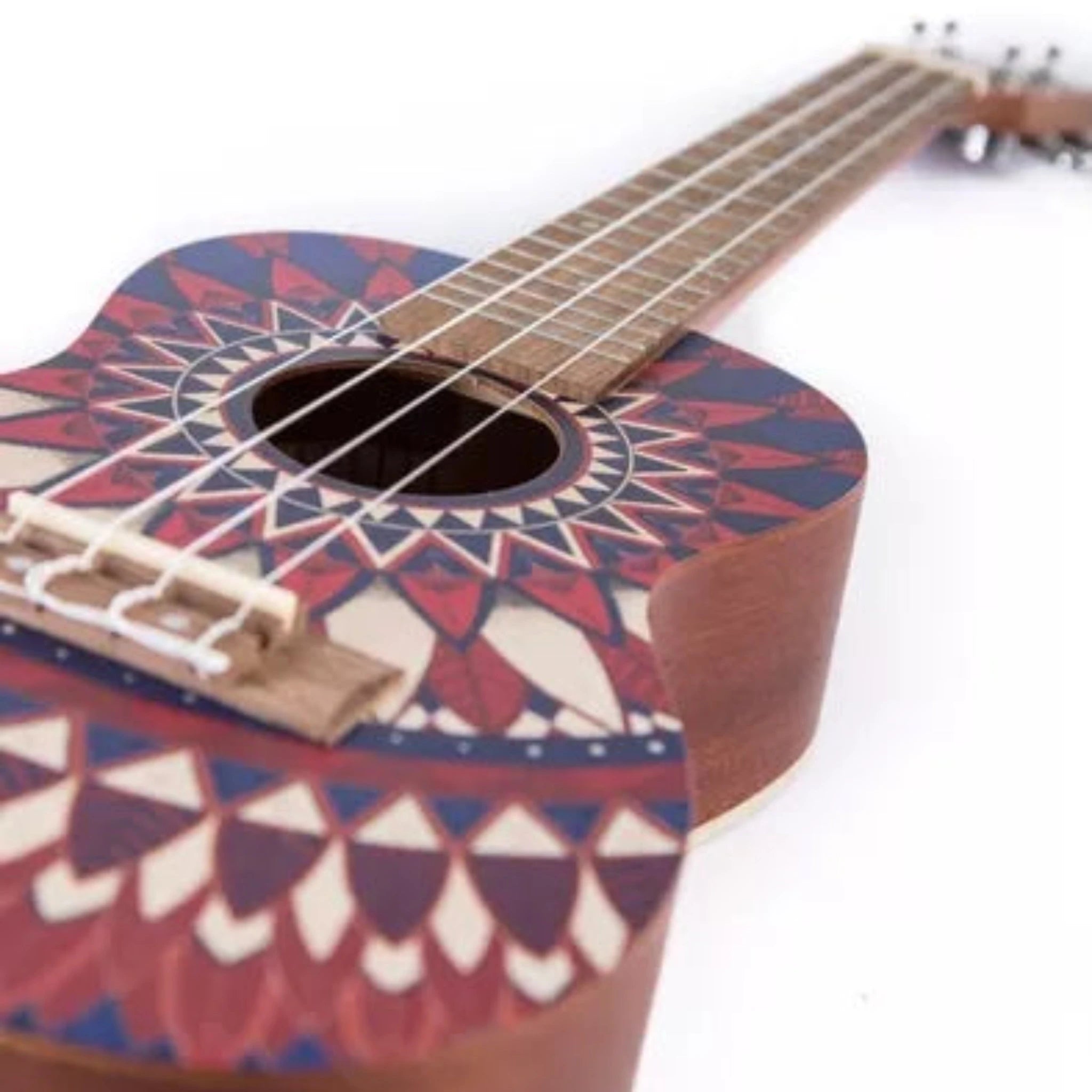 UKULELE CONCIERTO BAMBOO SAPELE US MANDALA PASSION C/FUNDA