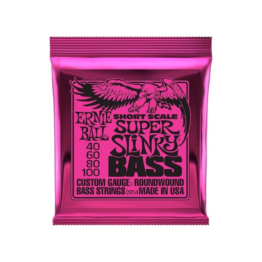 ENCORDADURA ERNIE BALL 2854 SUPER SLINKY BAJO SHORT SCALE 40-100