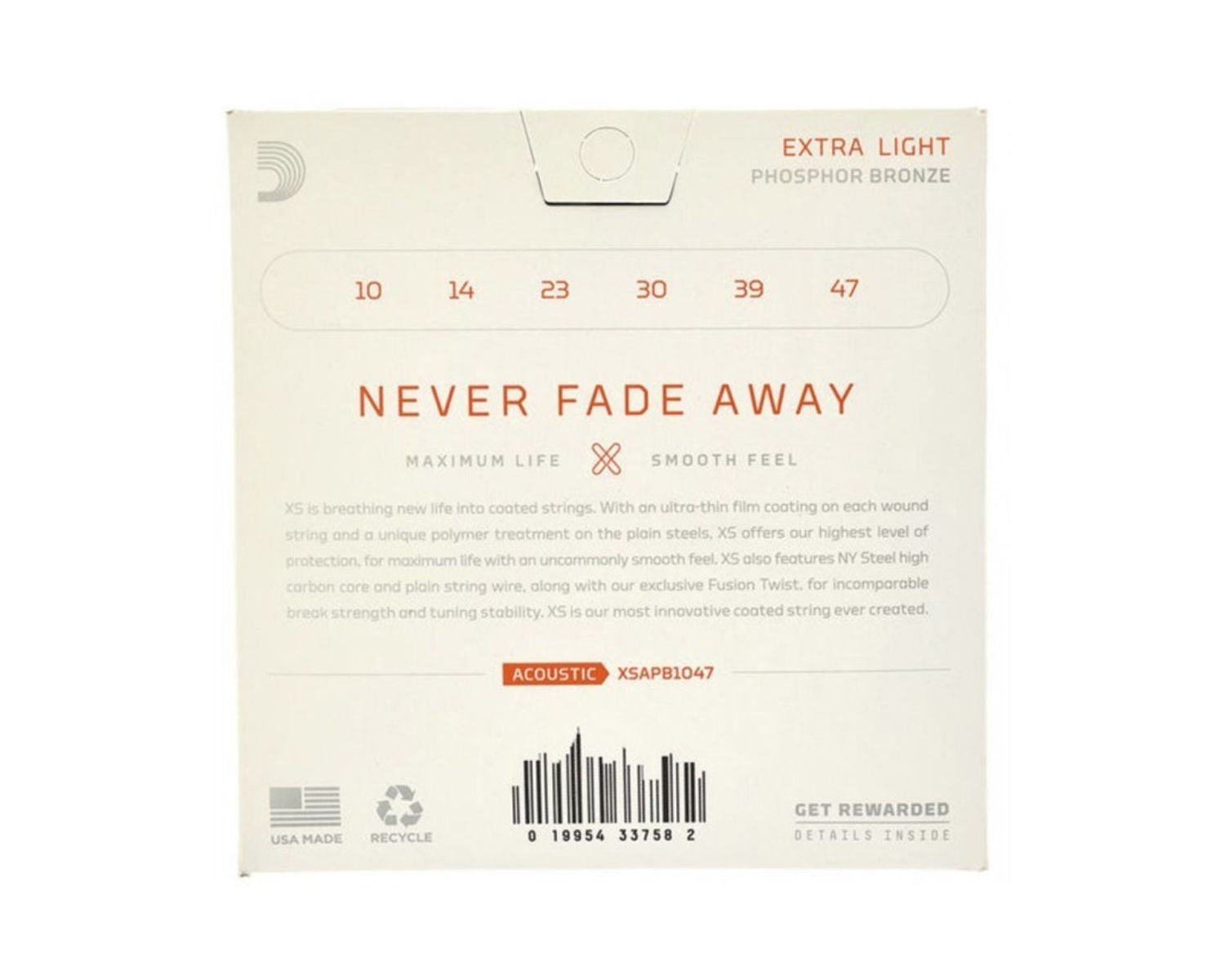 ENCORDADURA DADDARIO MOD. XSAPB1047