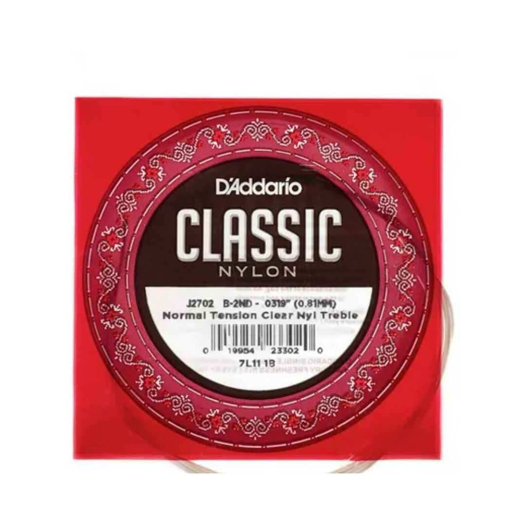 CUERDA SEGUNDA B NYLON DADDARIO
