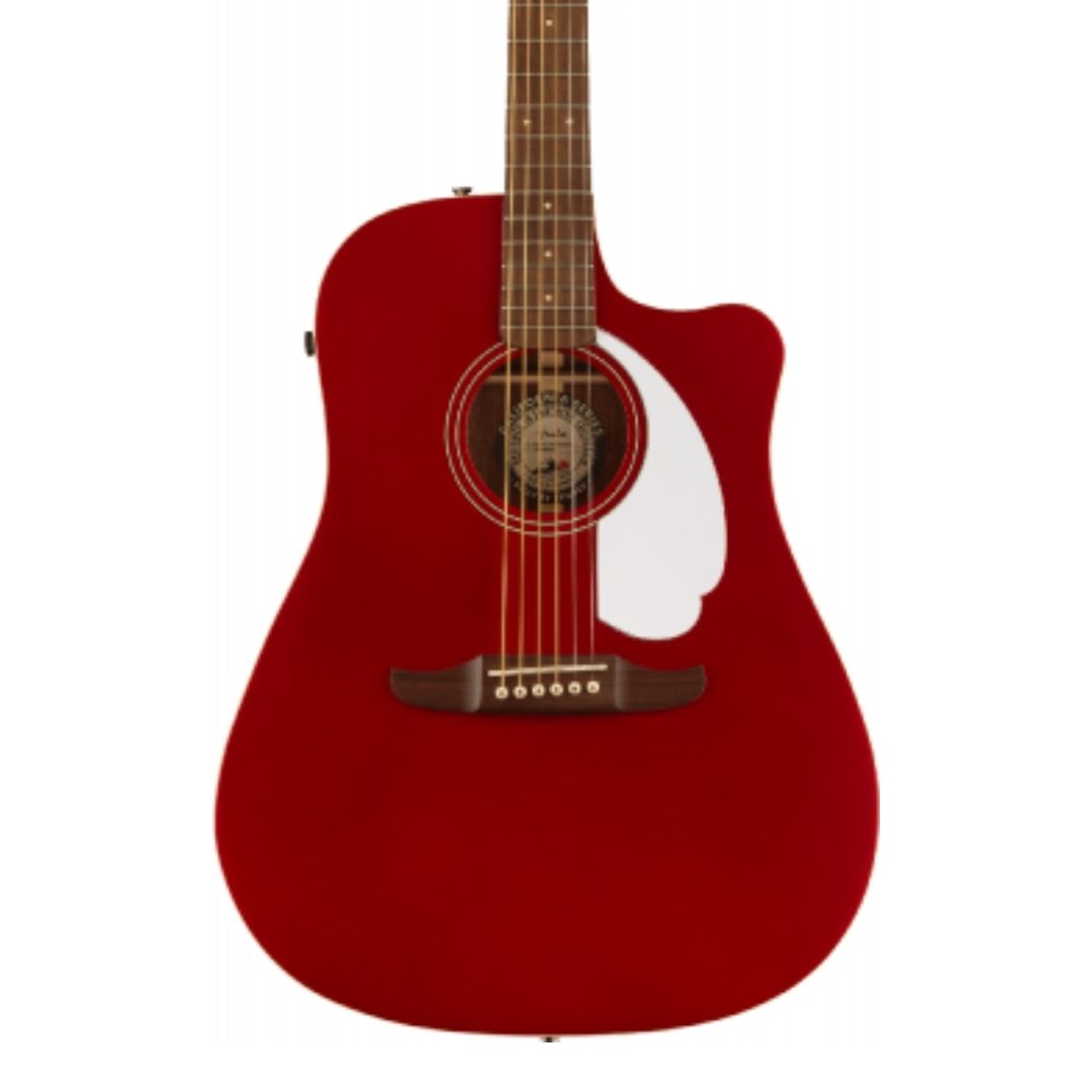 GUITARRA ELECTROACUSTICA FENDER REDONDO PLAYER CANDY APPLE RED