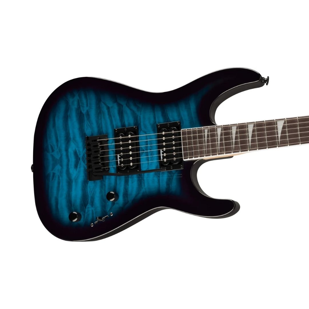 GUITARRA ELECTRICA JACKSON JS20 DINKY DKQ 2PT TRANSPARENT BLUE BURST