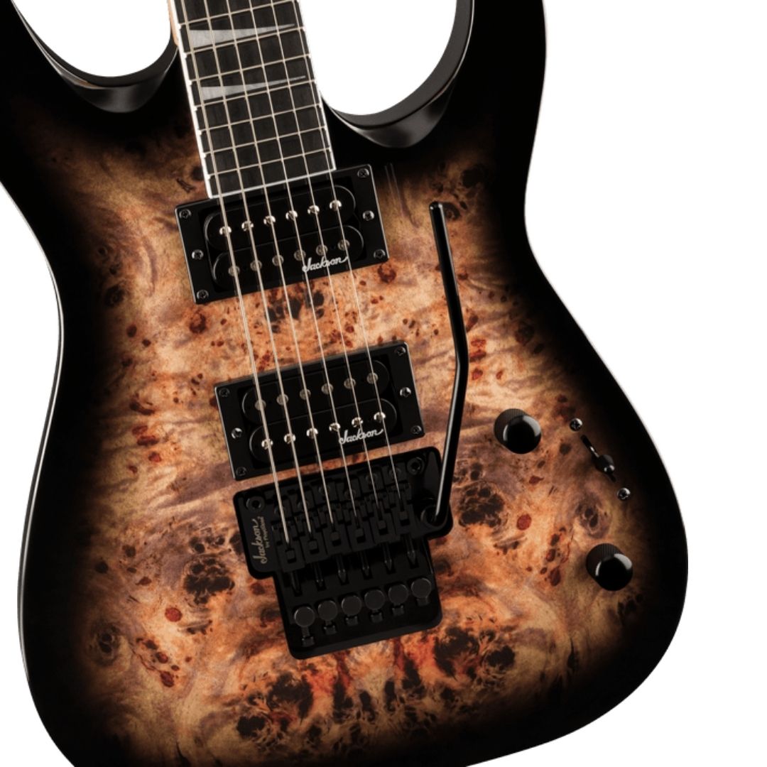 GUITARRA ELECTRICA JACKSON JS32 DINKY AP TRANSPARENT BLACK BURST