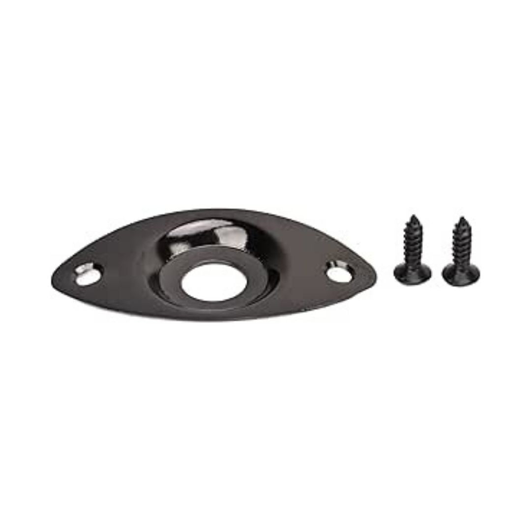 Placa Conector Proline HJ002BK Ovalada Negra