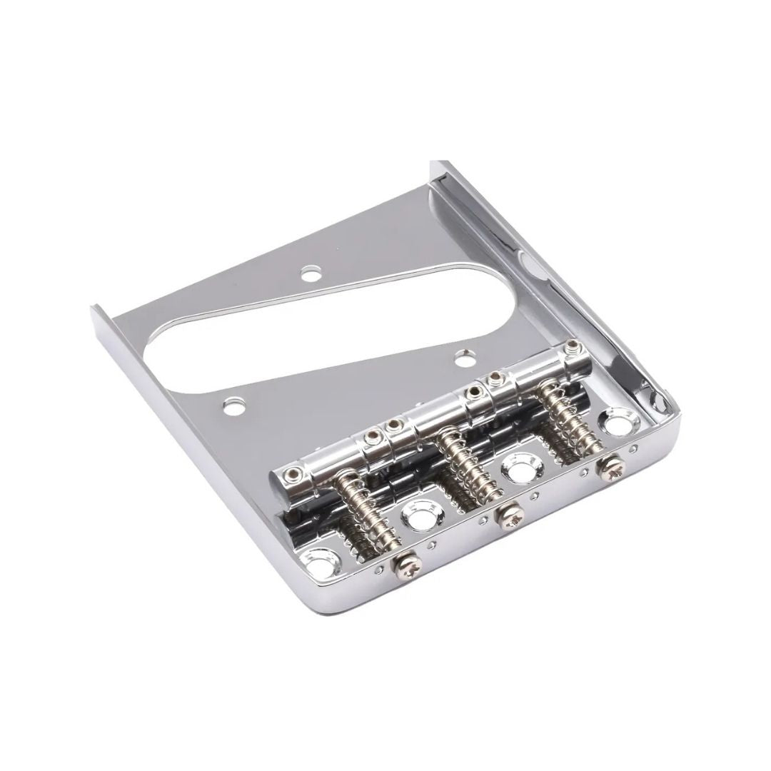 PUENTE PARA TELECASTER CON SADDLE DE BARRIL CROMADO TB001 CR