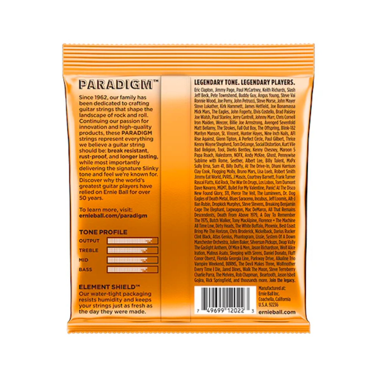 ENCORDADURA ERNIE BALL 2022 PARADIGM HYBRID 9-46