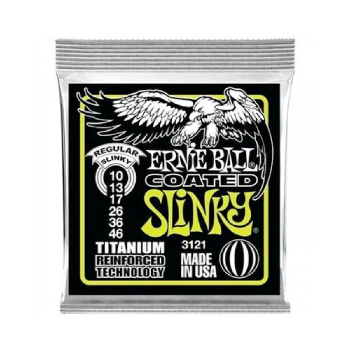 ERNCORDADURA ERNIE BALL 3121 REGULAR SLINKY 10-46 COATED