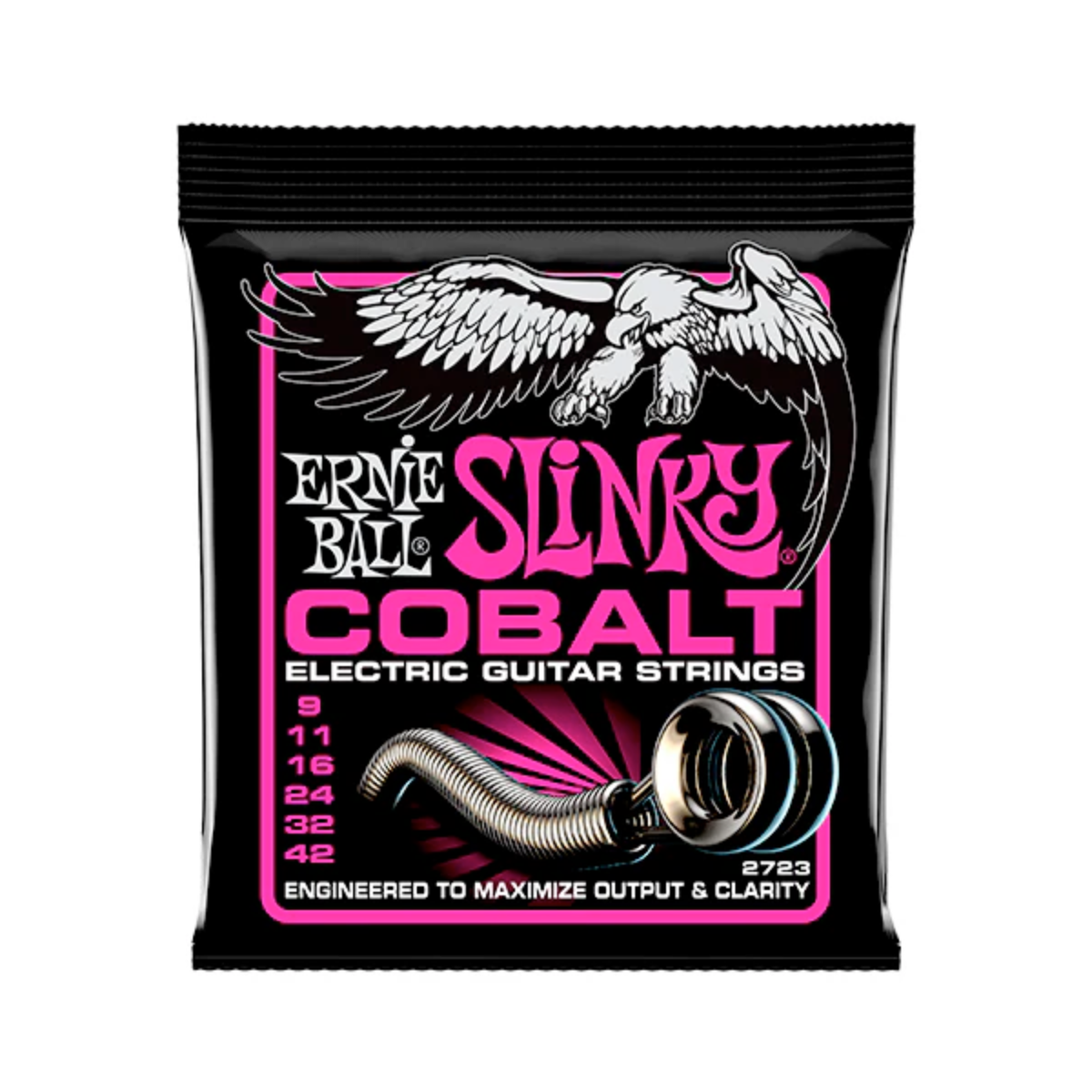 Earnie Ball "Super Slinky" para Guitarra Eléctrica, Cobalto, 0.009-0.042