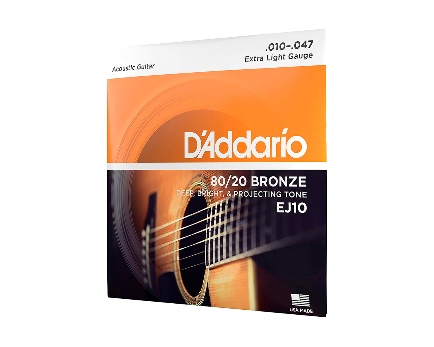 Encoradura Daddario EJ-10 80/20