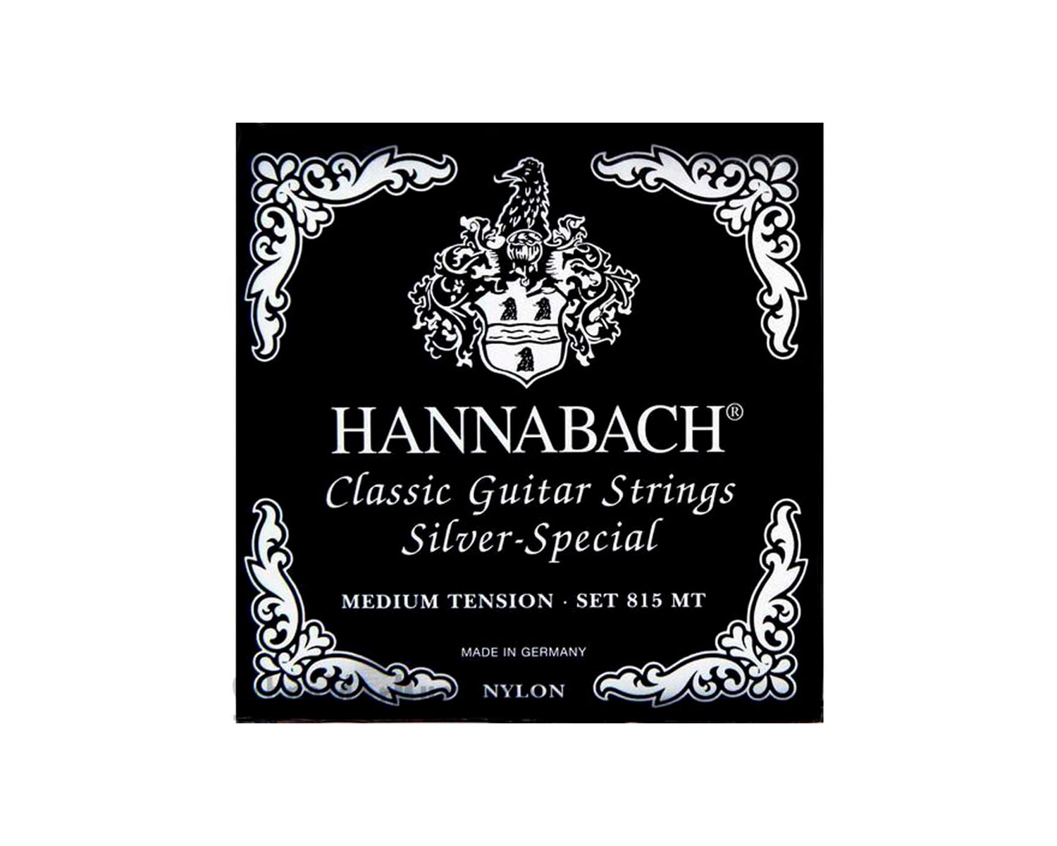 Encordadura Hannabach Para Guitarra Nylon - Carbon Tensión Media 815MTC