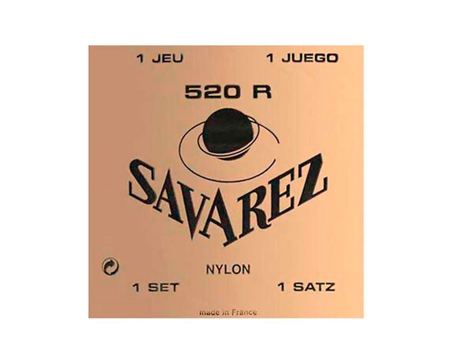 Encordadura para Guitarra Clásica Savarez 520R Tradicional Tensión Normal