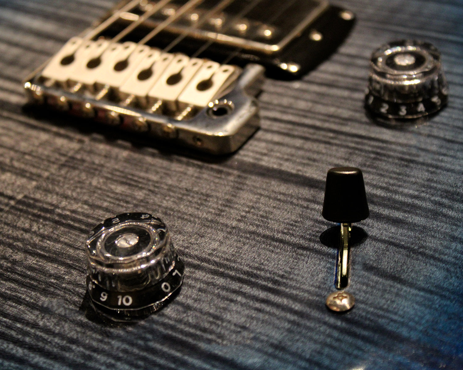 Guitarra PRS SE Studio Charcoal Blue Burst Con Gig Bag