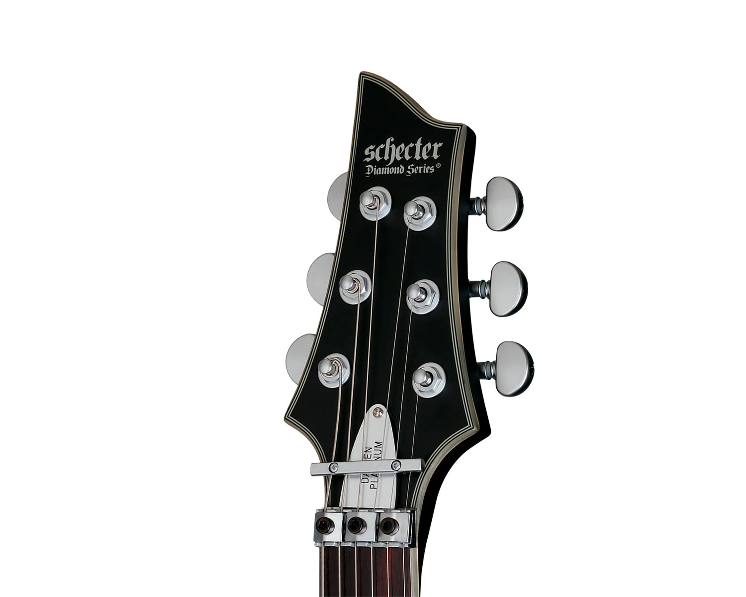 Guitarra Eléctrica Schecter Damien Platinum 6 FR Floyd Rose Pastillas EMG Satin Black